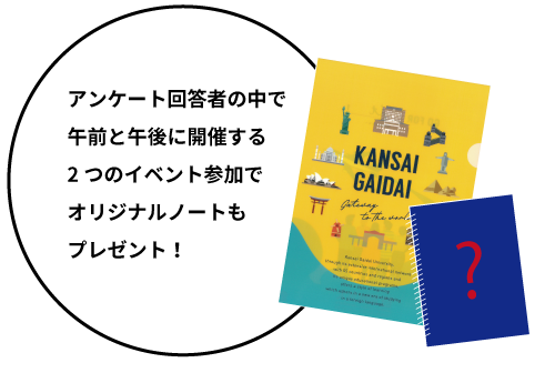 アンケート回答者全員にプレゼント！